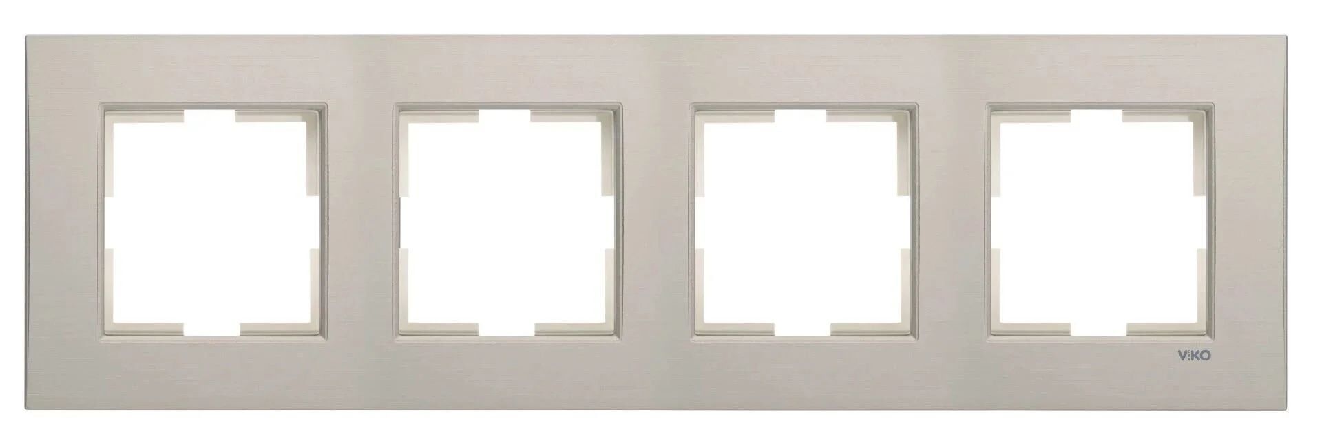 Viko Artline Novella Eloxal Metal Dörtlü Çerçeve 92192324 Bronz