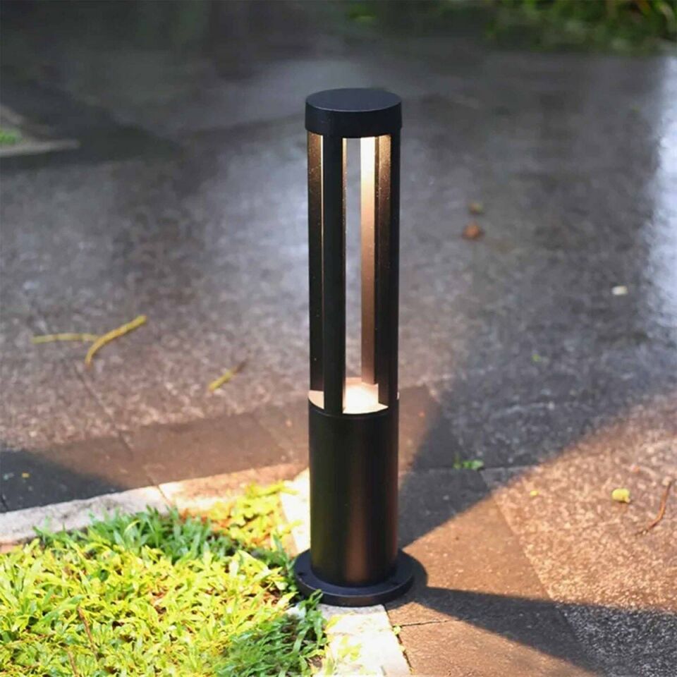 Kratos Dış Mekan Modern Bahçe Armatürü Led Yol Aydınlatması Bollard Aydınlatma 80CM