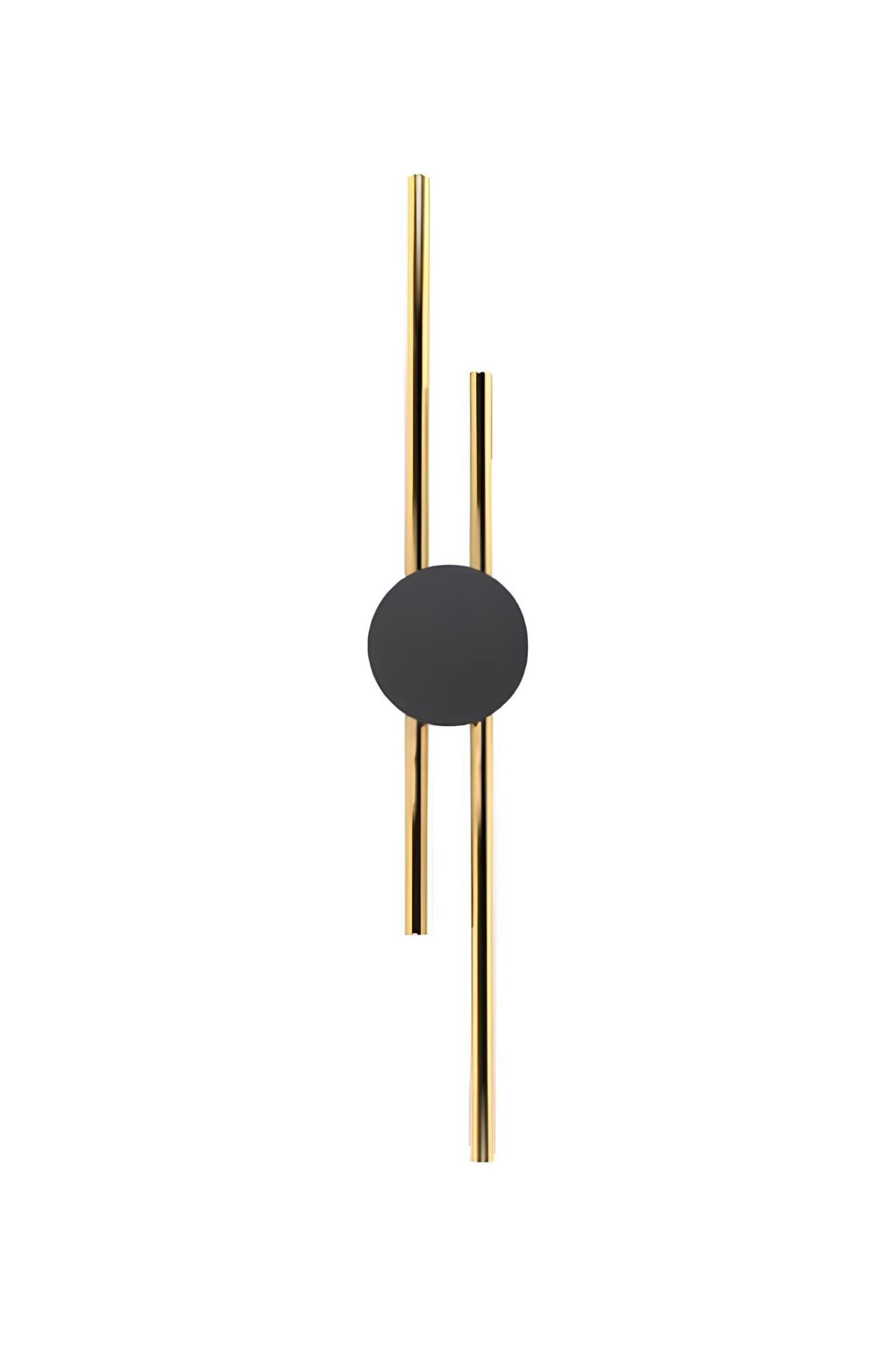 Dekoratif Çift Yönlü Duvar Aplik Armatür Gold Kasa 86CM 09406