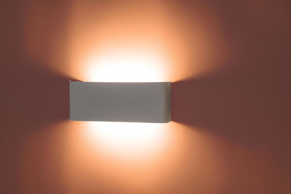 Yonca Led Duvar Aydınlatma Aplik Armatürü Beyaz Kasa Amber 10W