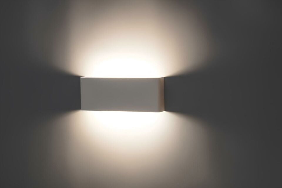 Yonca Led Duvar Aydınlatma Aplik Armatürü Beyaz Kasa Gün Işığı 10W
