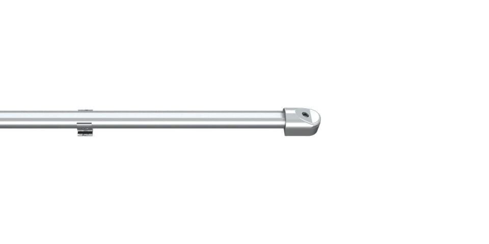 Sıva Üstü Yuvarlak Profil Hareketli Led Rigid Bar Aydınlatma Armatürü YRB 2835-144/15-24 4000K (Natural Işık) - Beyaz - 2 Metre
