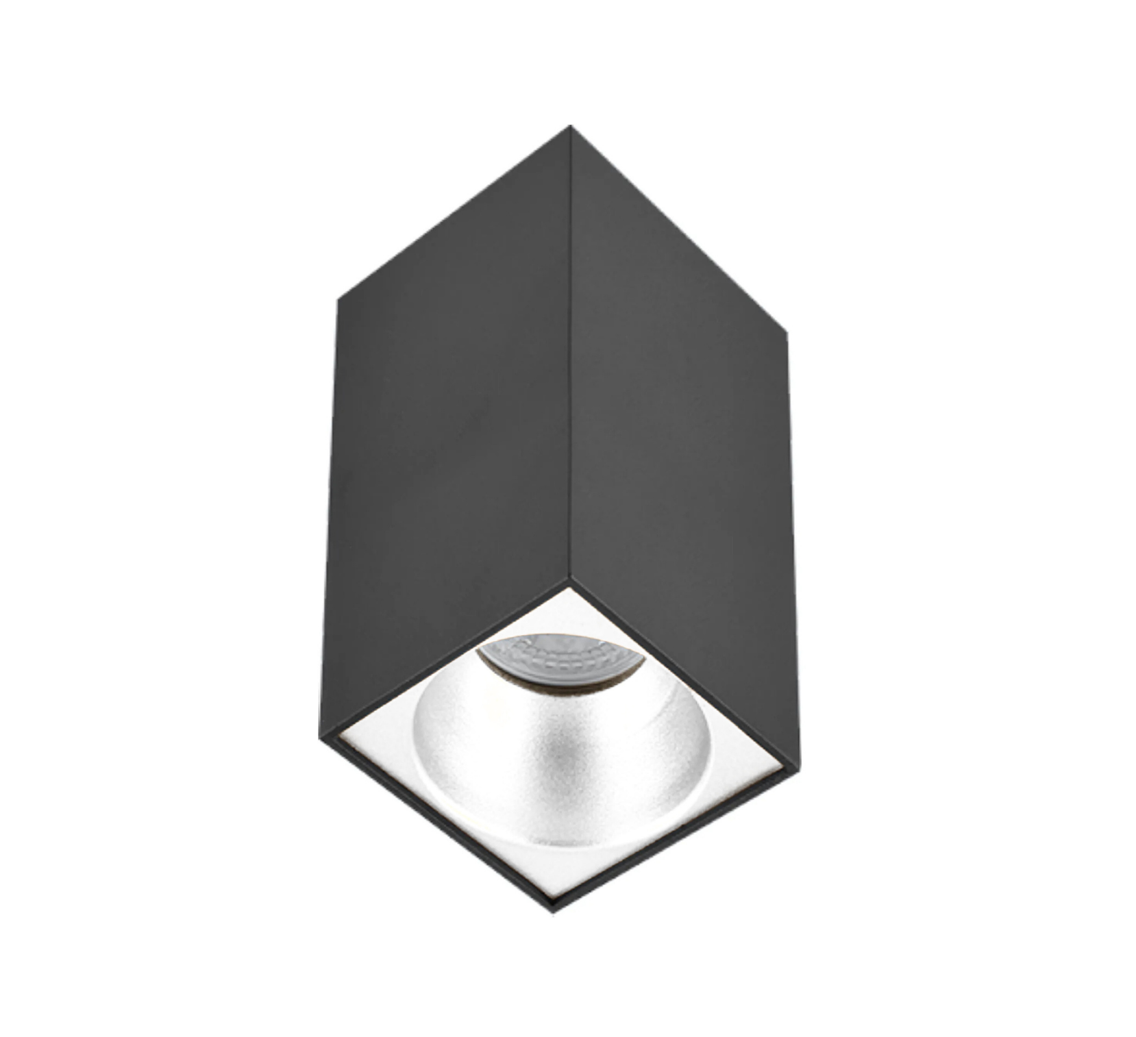 Sıva Üstü Kare Led Spot Armatür 8x8x10 Cm Siyah - Beyaz Ampulsuz
