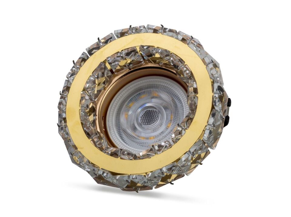 Noas Apollon Dekoratif Kristal Cam Spot Kasası YL65-1642 - Ampul Hariç