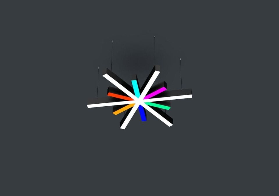 Yıldız Linear Aydınlatma Modern Led Sarkıt Avize Lineer Armatür