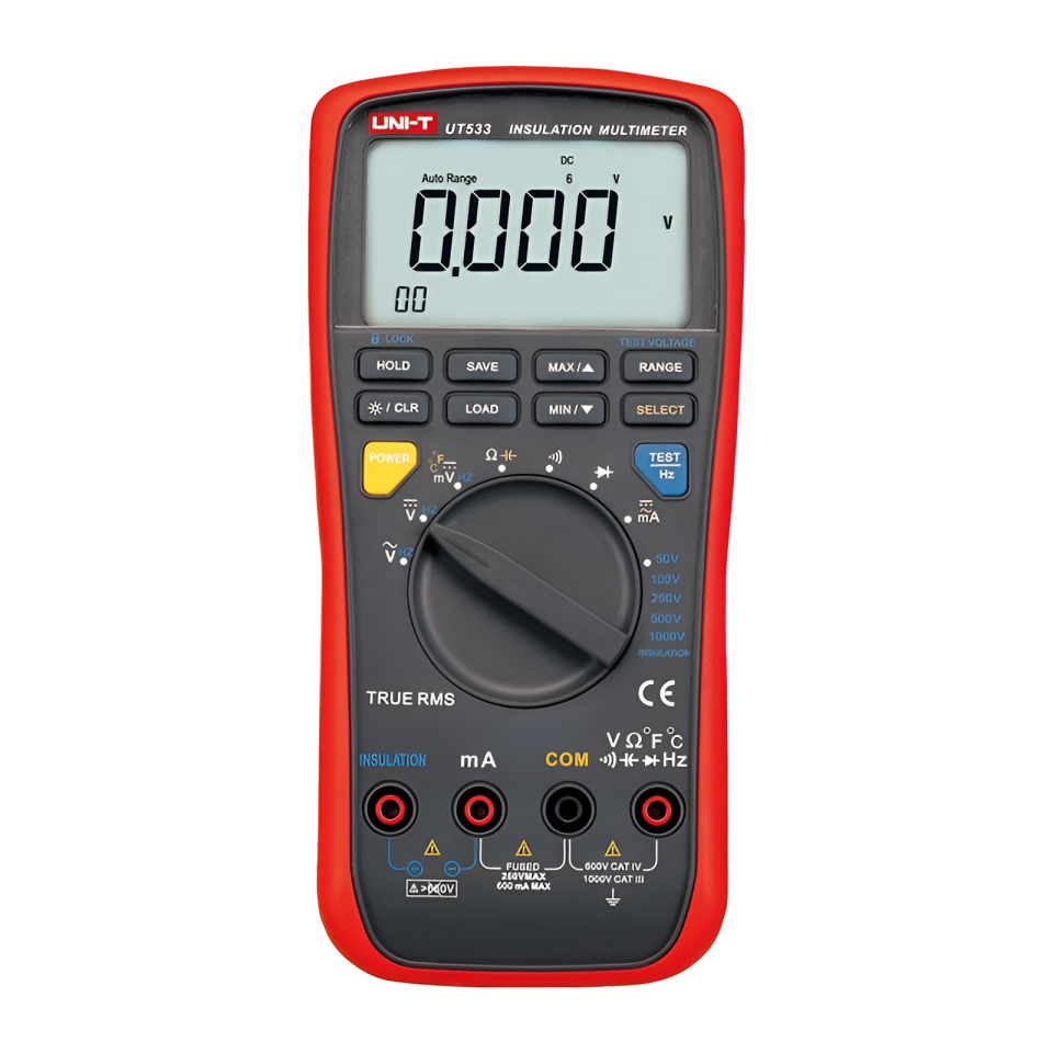 Unit Ut533 İzolasyon Direnci Test Cihazı Dijital Multimetre