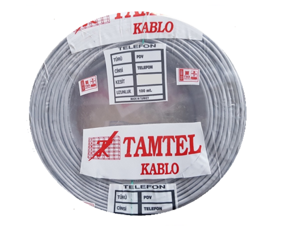 Tamtel 3 Çift 3x0,50 Telefon Kablosu 100 Metre