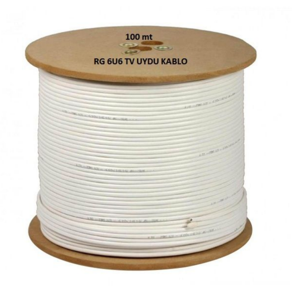 Tamtel Rg6/u6 Tam Bakır Uydu Kablosu 500 Metre