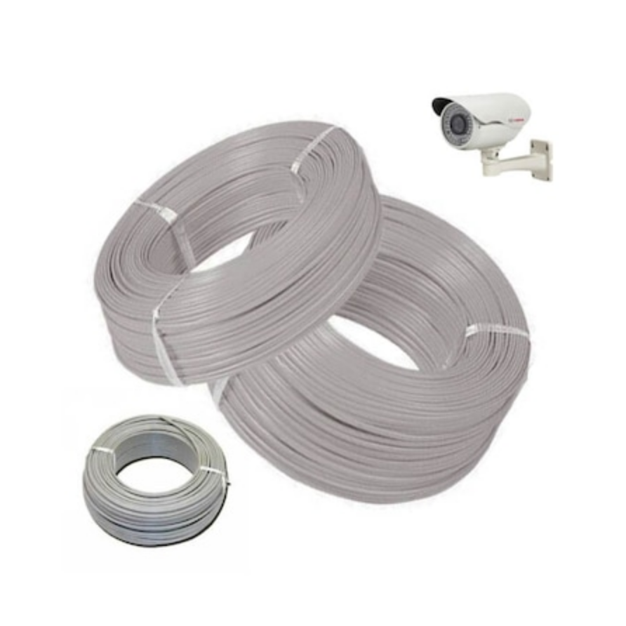 Tamtel Güvenlik Kamera Kablosu CCTV 2x0.22 mm 100 Metre