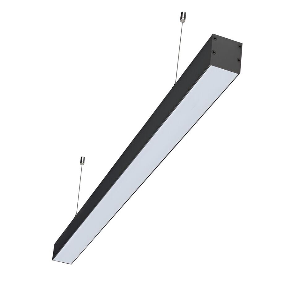 Linear Aydınlatma 300Cm 126W Yüksek Lümen Osram Led Sıva Üstü Led Lineer Armatür 8,5x8,5Cm