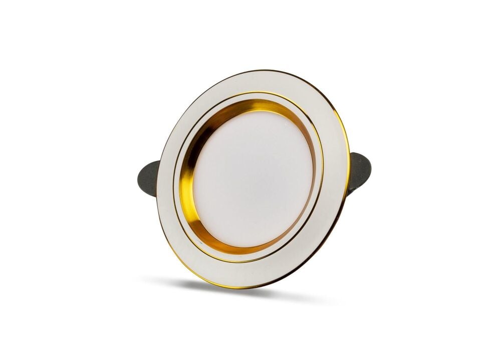 Noas 5W White + Gold Kasa Led Spot Günışığı YL38-0522
