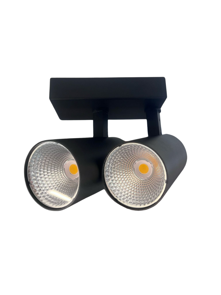 Noas 5W Black + Silver Kasa Led Spot 3 Fonksiyonlu YL38-0530