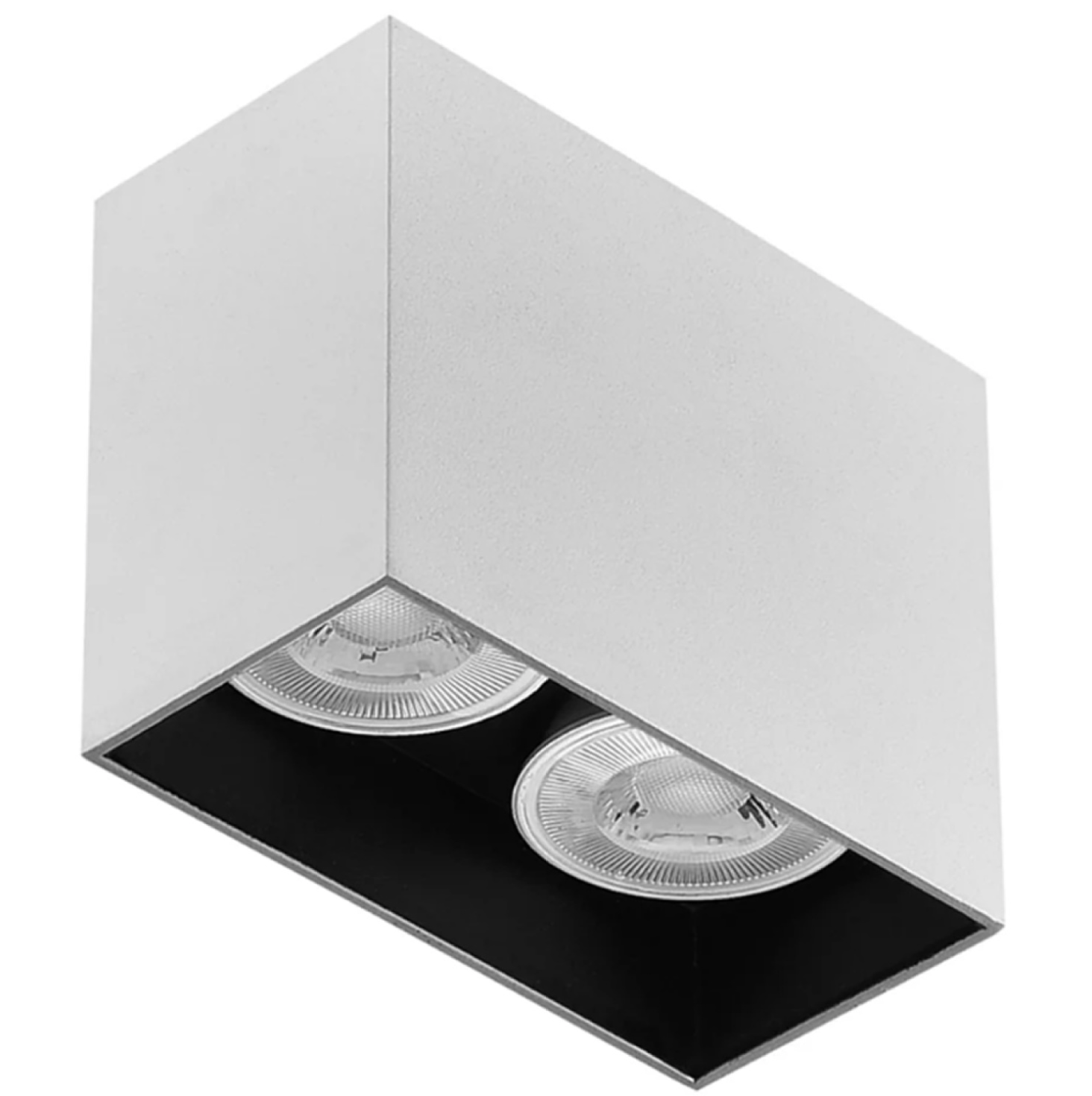 Sıva Üstü Kare Led Spot Armatür 6x12x10 Cm Beyaz - Beyaz (6400K) Beyaz Işık