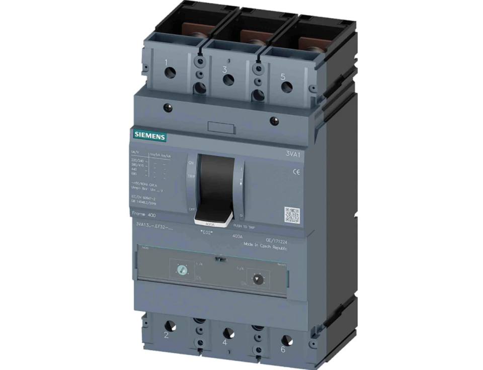 Siemens 160-400a 3 Kutuplu Termik Ayarlı Kompakt Güç Şalteri 3VA2340-4HL32-0AA0