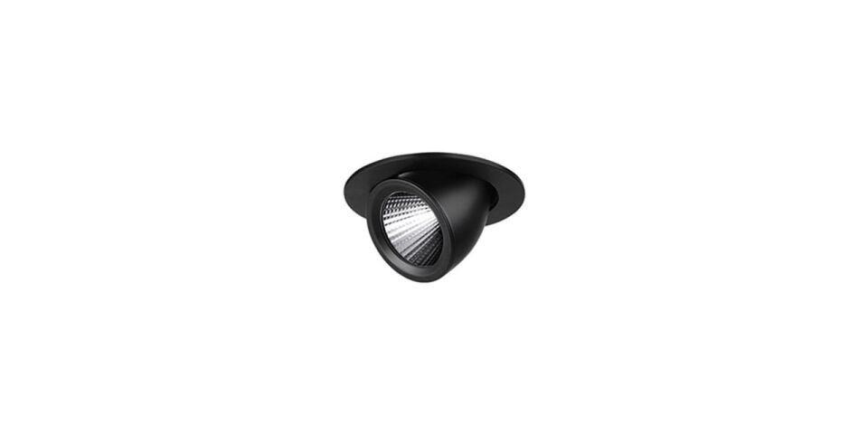 Goya 8 Watt Samsung Ledli Yuvarlak Açı Ayarlı Cob Led Spot Mağaza Armatürü GY 3030-8 2700K (Sarı Işık) - Beyaz - Dimli
