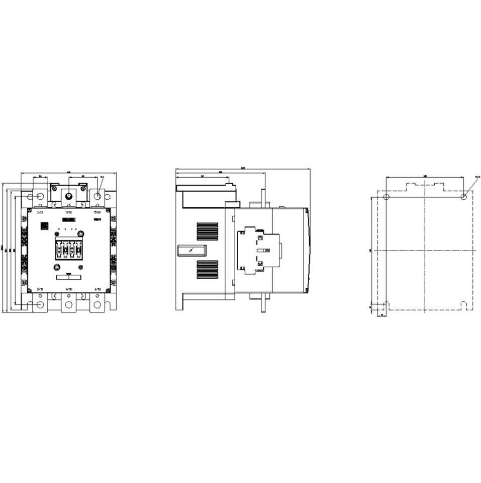 Siemens 150A 75kW AC/DC Sirius Kontaktör 3RT1056-6AP36