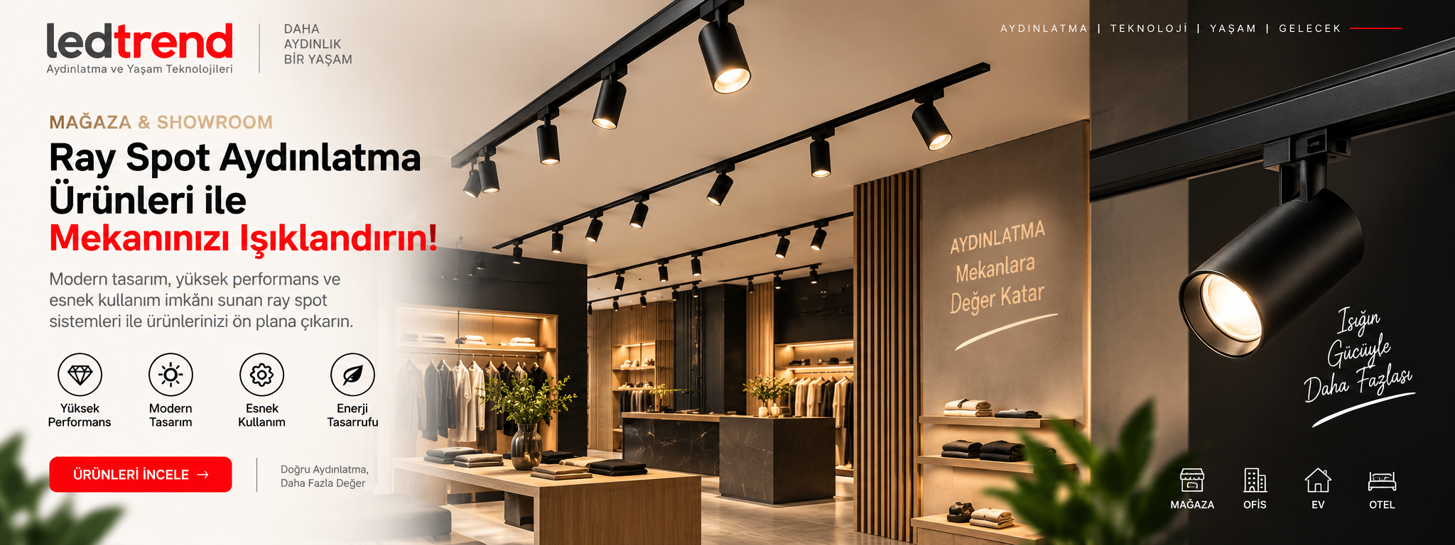 LEDTREND aydınlatma ve elektrik ürünleri