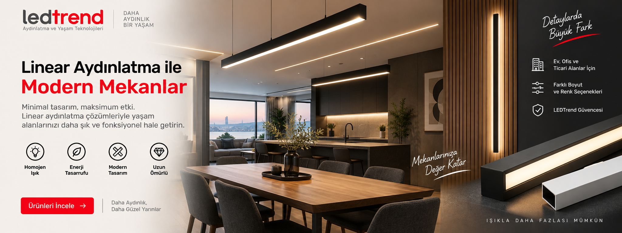 LEDTREND aydınlatma ve elektrik ürünleri
